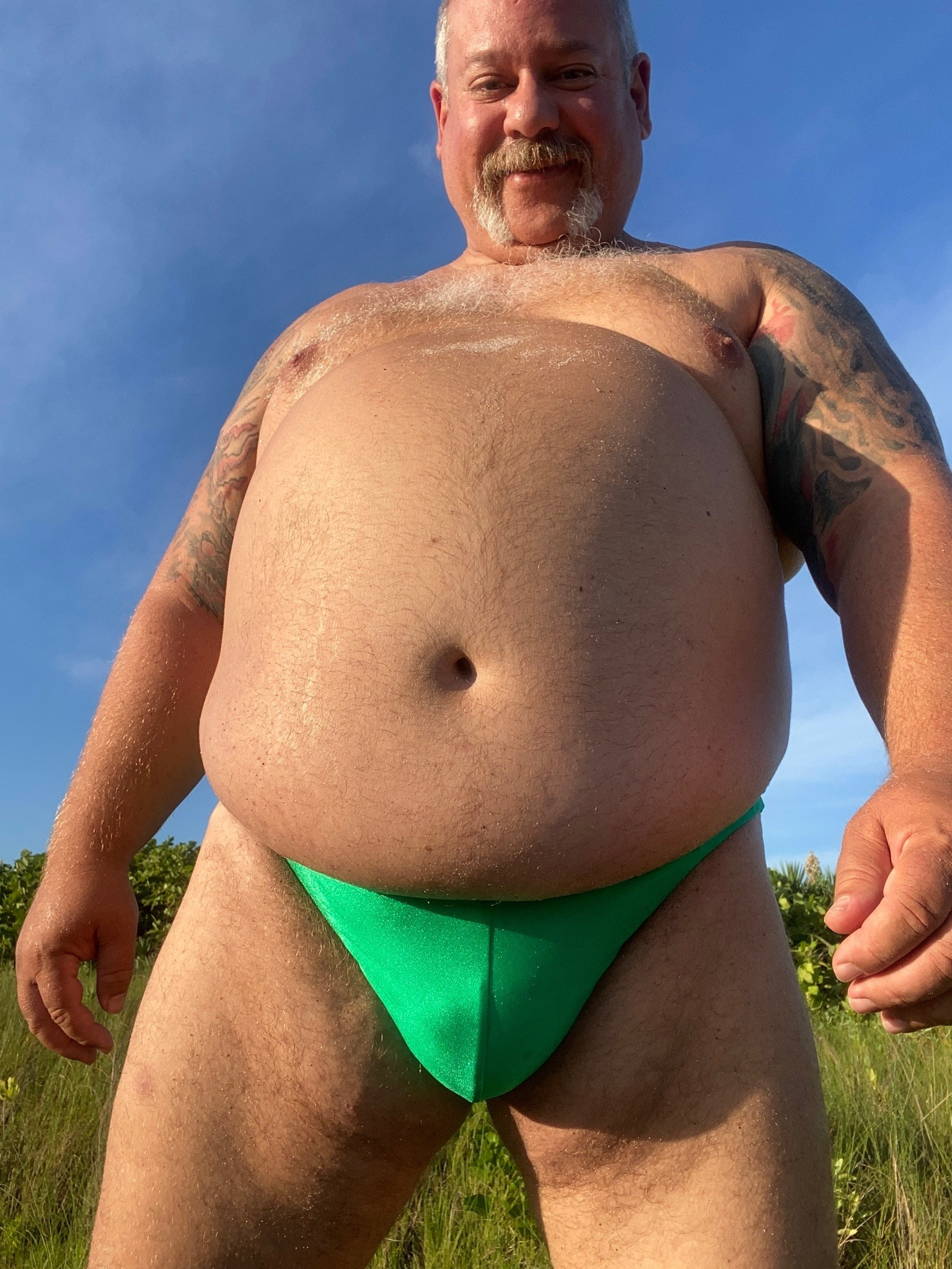 ChubbySpandex - Chubby Men In Spandex And Speedos Daddy General Spandex Underwear