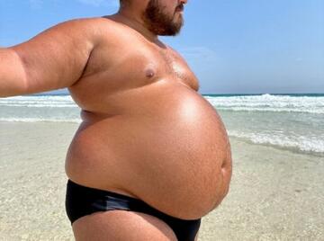 ChubbySpandex - Chubby Men In Spandex And Speedos General Ballbelly Underwear Main Gallery Spandex